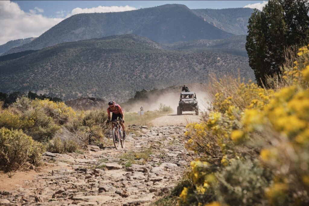 unnamed (3) Rider navigating rocky section of BWR Utah course