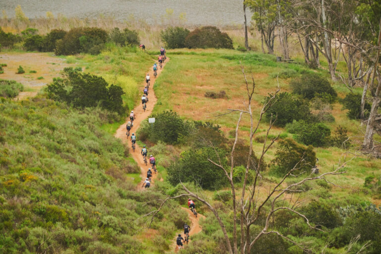 Riders on Trail in BWR CA