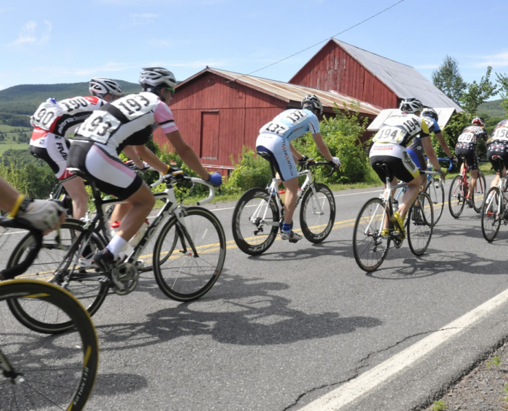 road cyclists in upstate new york