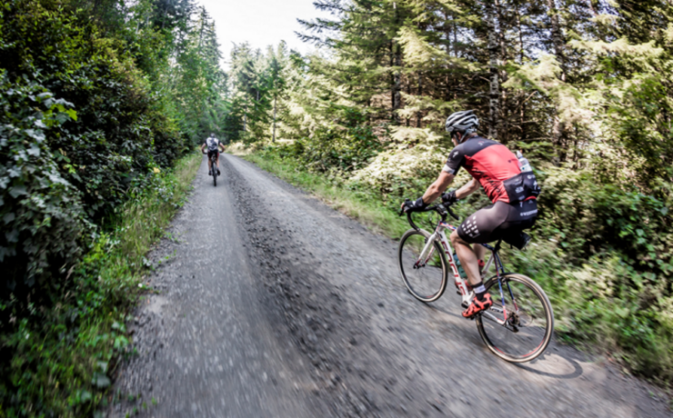Riders in West Coast Gravl Event