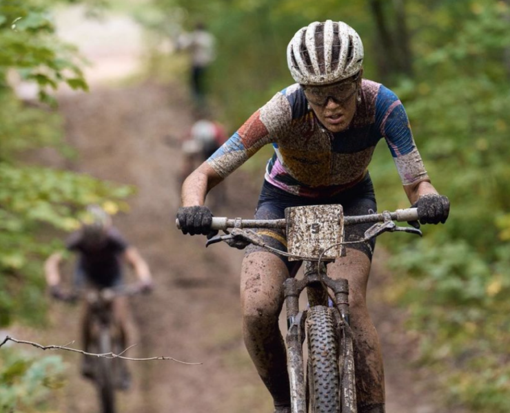 mountain biker at Chequamegon MTB Festival