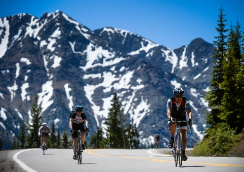 Riders in Ride the Rockies