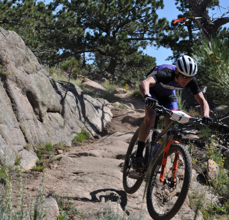 Contestant in Laramie Range Epic MTB