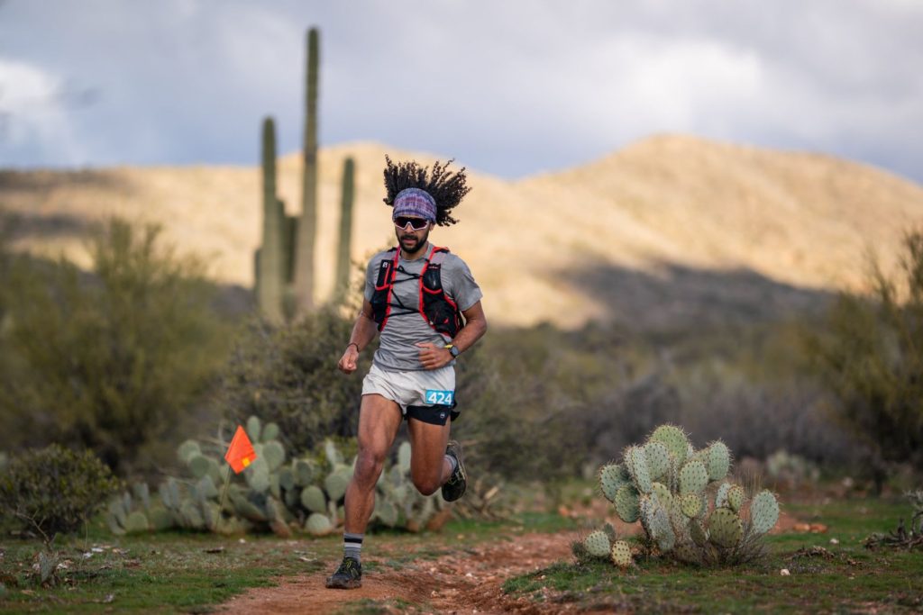trail runner at black canyon ultras