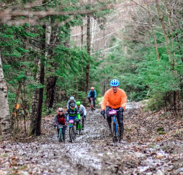gravel cyclists at Rasputitsa Dirt