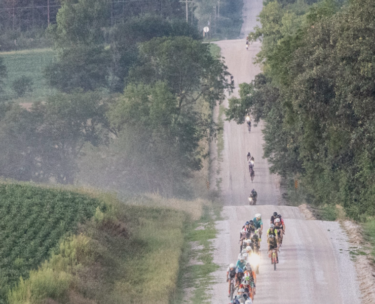 rural scenery at gravel worlds event