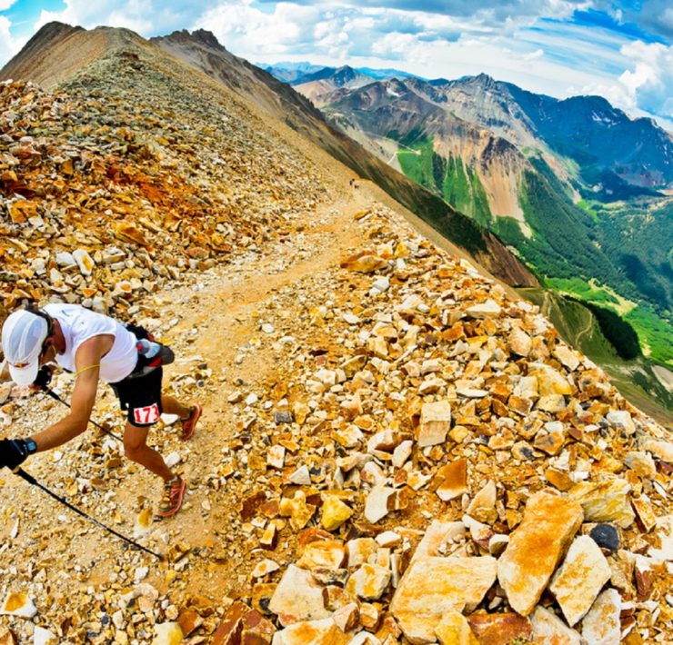 trail runner at hardrock 100 endurance race