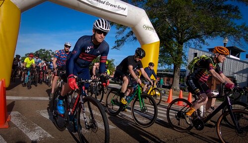 Riders in Greenwood Gravel Grinder