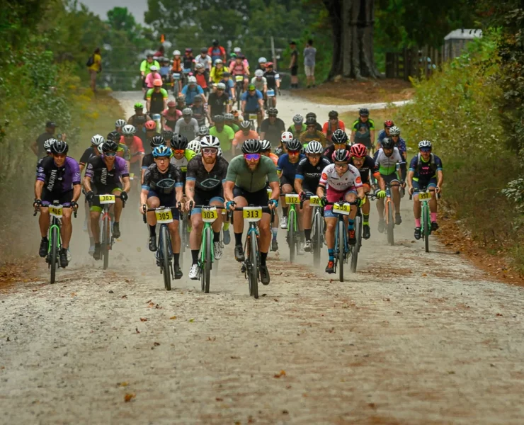 gravel racers at Gravel Battle of Sumter Forest