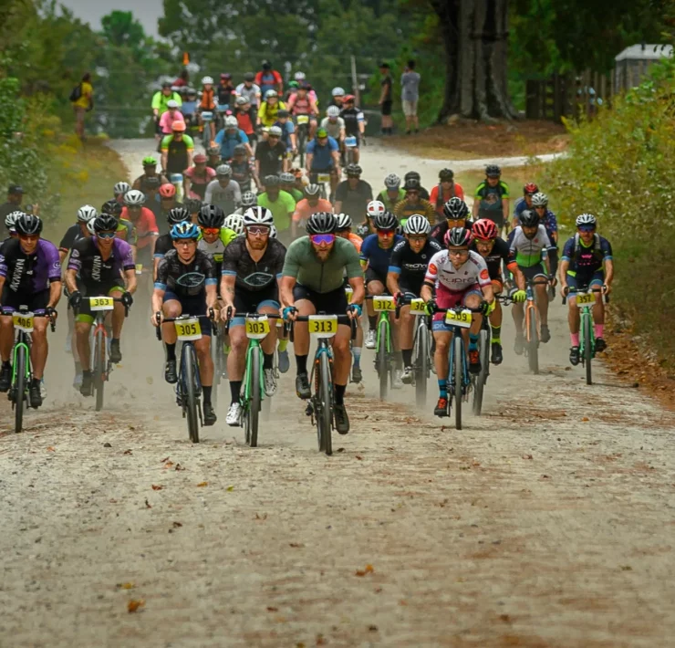 gravel racers at Gravel Battle of Sumter Forest