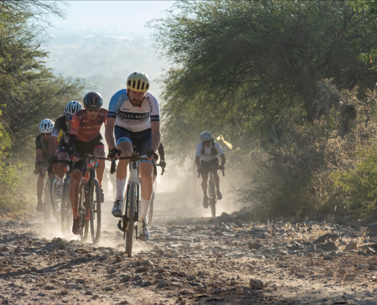 Riders on tough section of BWR Mexico Course