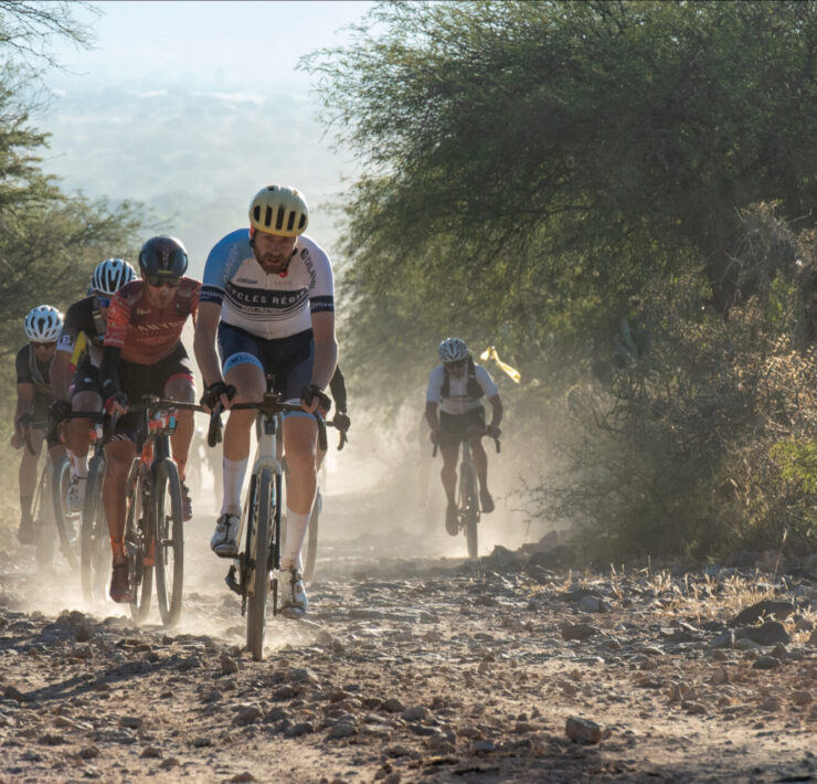Riders on tough section of BWR Mexico Course