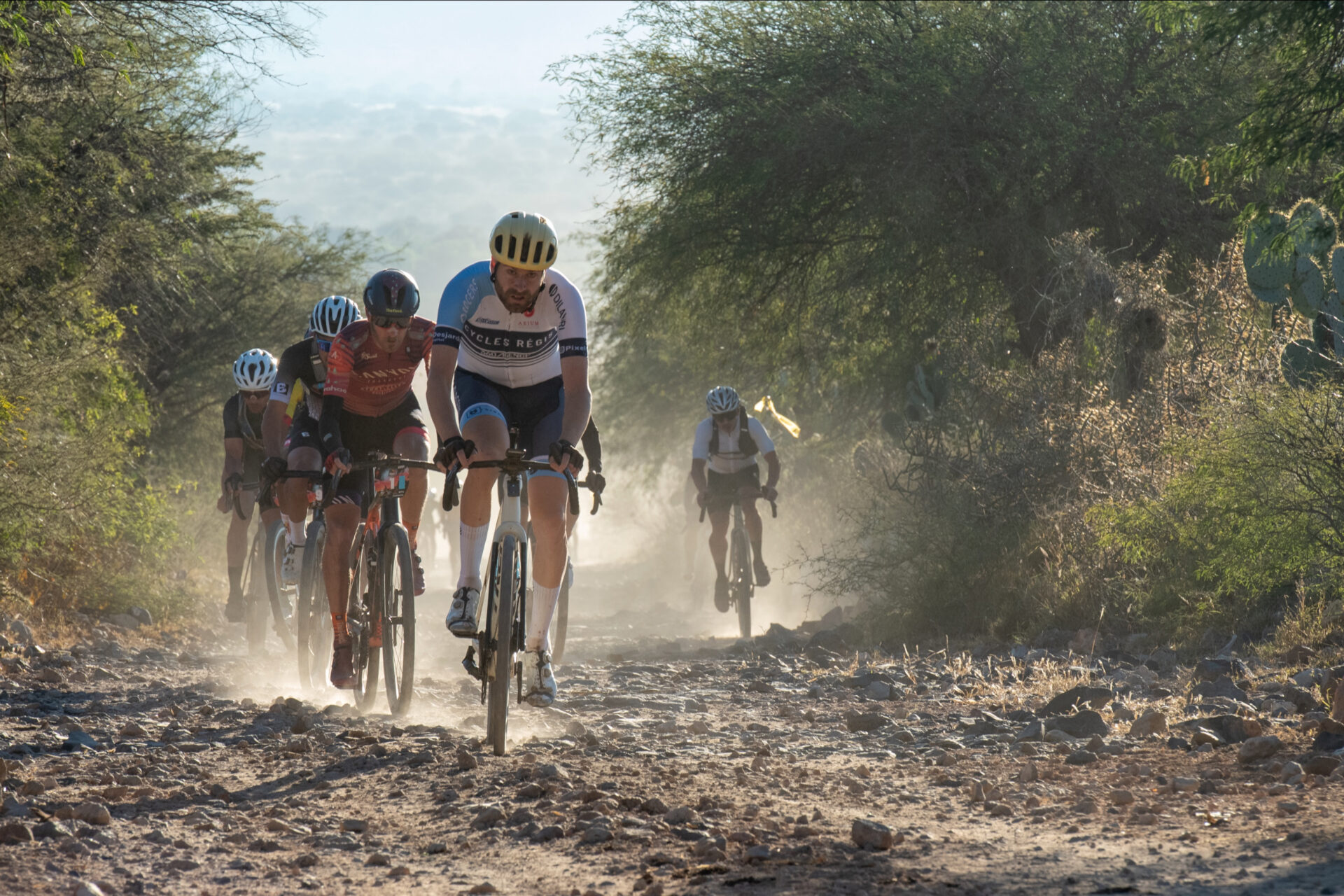 Riders on tough section of BWR Mexico Course