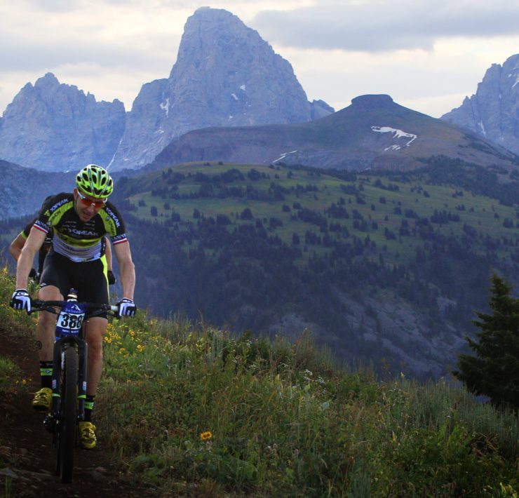 mountain biker at pierre's hole 50/100