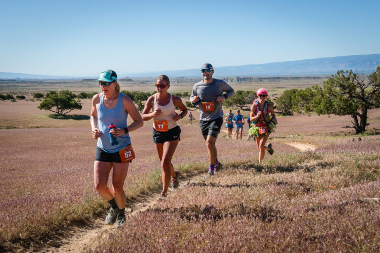 trail runners at adventure fest