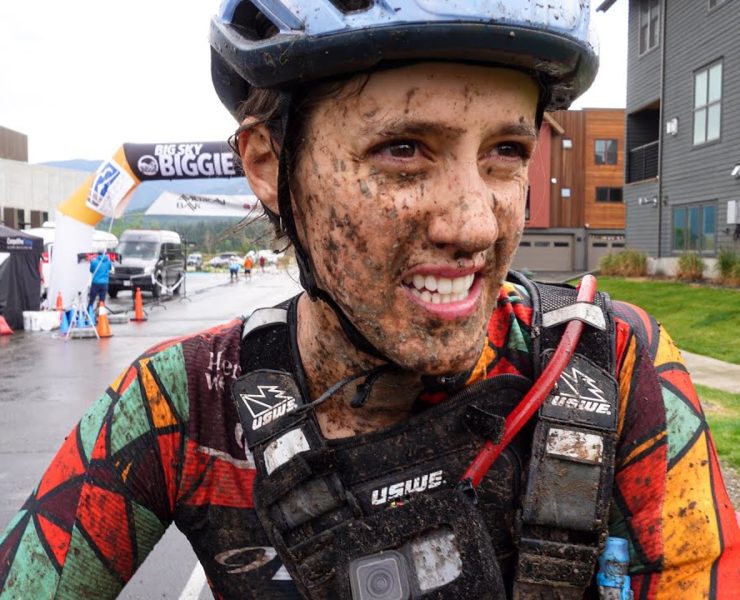 participant after riding the big sky biggie