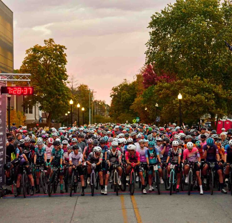 Racers of Lil Sugar Classic at the start line