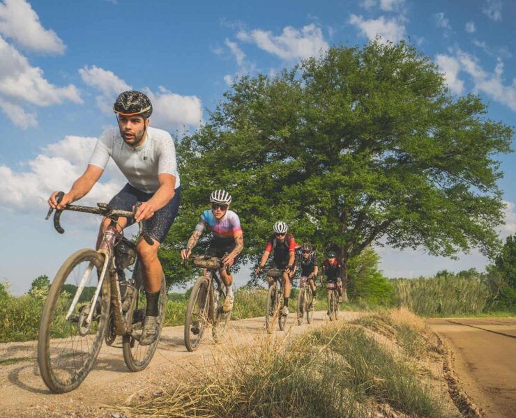 Traka Riders in a paceline