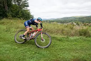 Solo rider in Vermont 50
