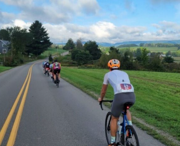 road cyclists in NE pennsylvania