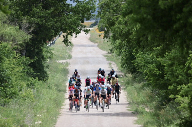 Riders on trail in Texas