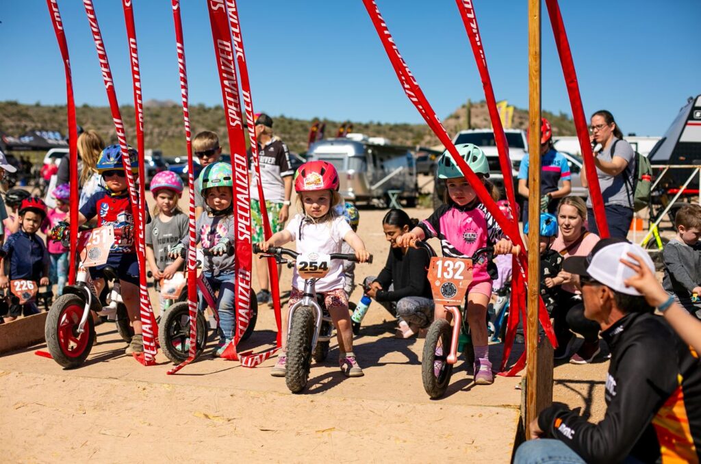 Little kids event at Cactus Cup