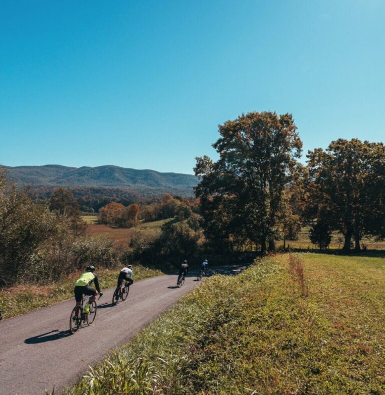 Riders on course of Virginia's Blue Ridge Gran Fondo