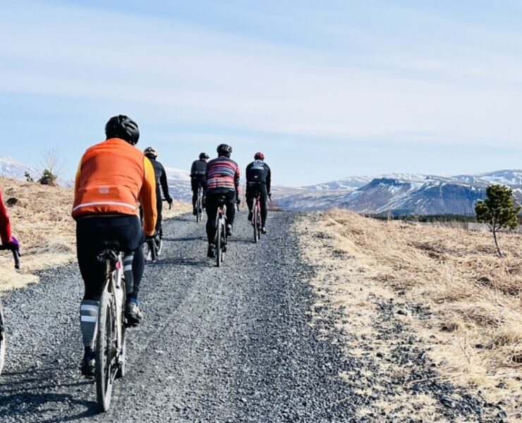 Riders on HRing route in Iceland