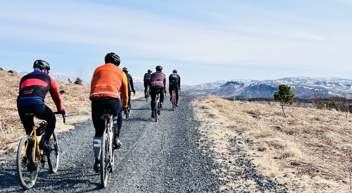 Riders on HRing route in Iceland