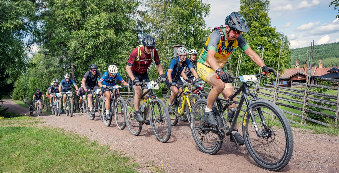 Riders on trail of Cycle Vasaloppet Sweden