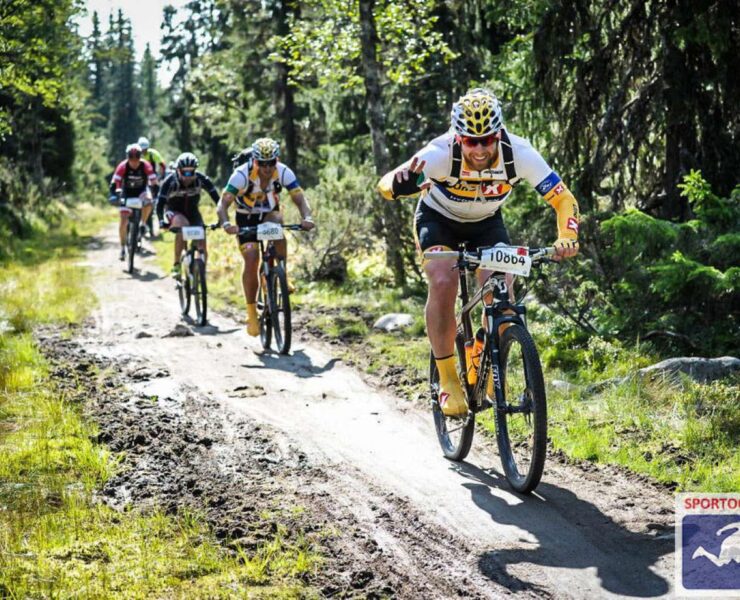 Riders on trail of Birken Cycle