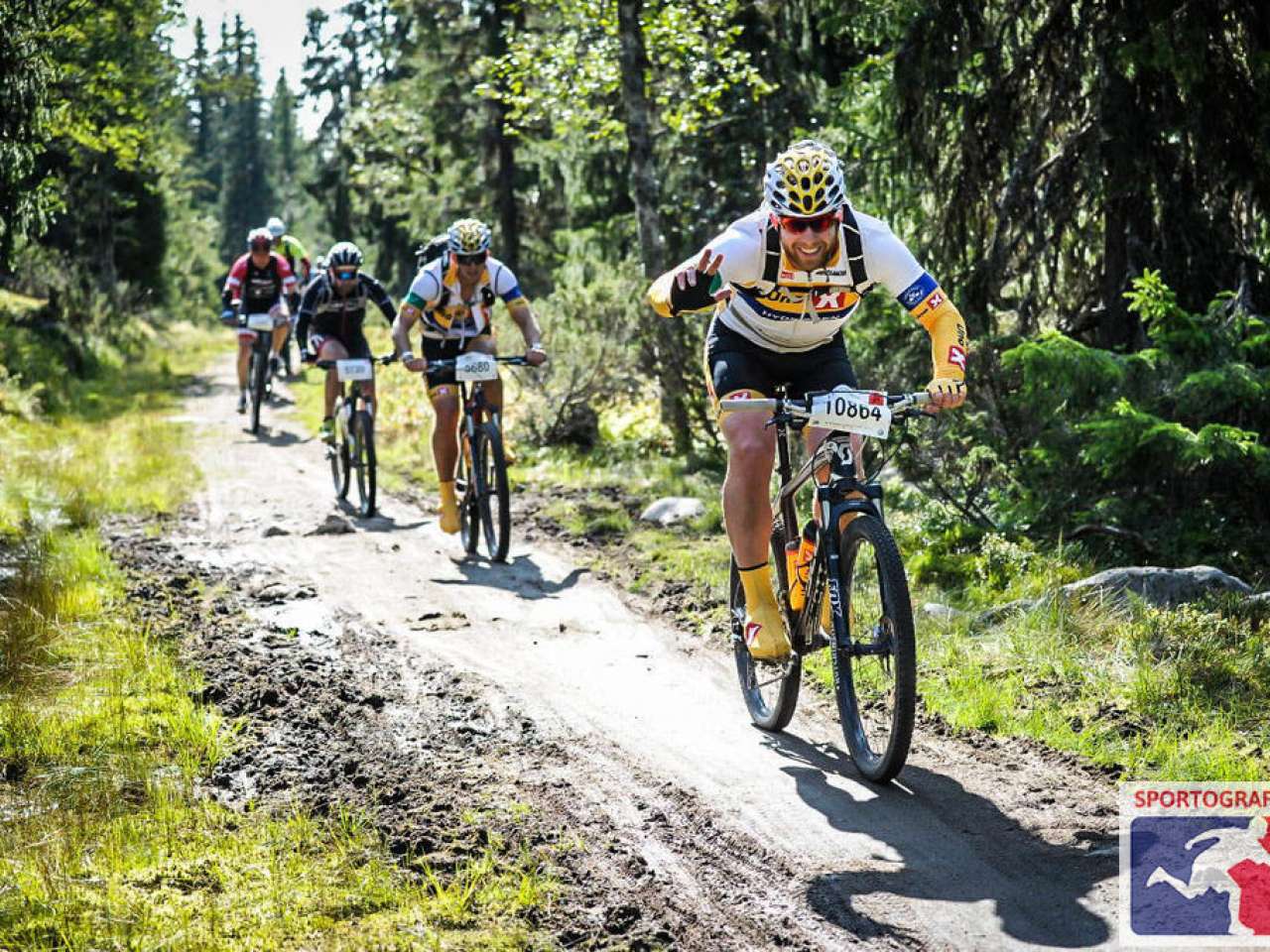 Riders on trail of Birken Cycle