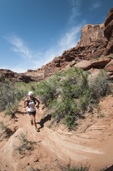 trail running in moab