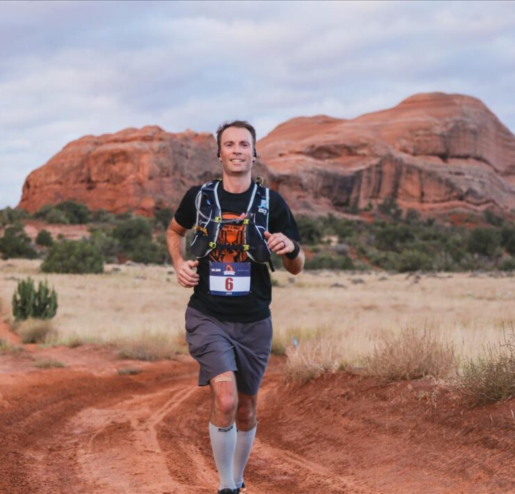 trail runner in Moab, UT