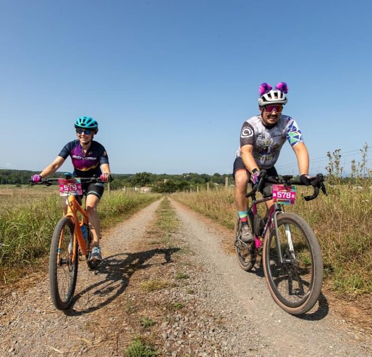 participants at dirty kitten gravel race