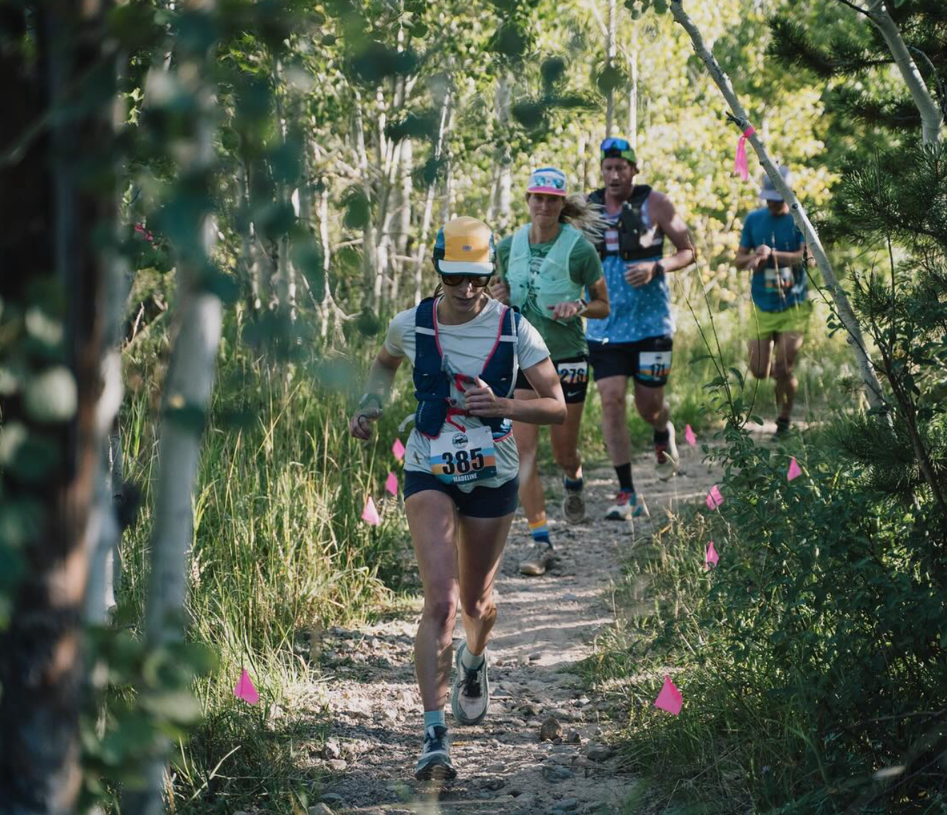 trail runners at ned ned trail fest