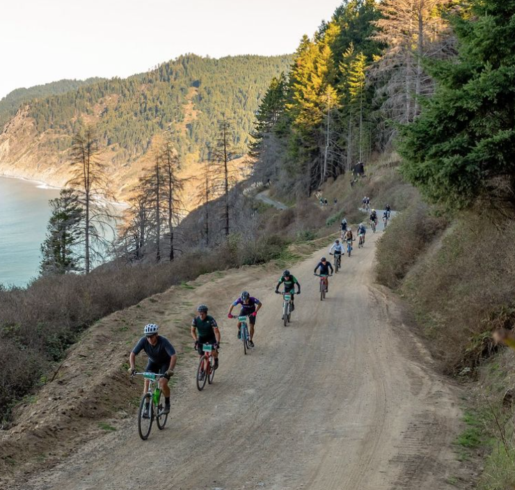 gravel cyclists at Ukiah-Mendo Gravel Epic