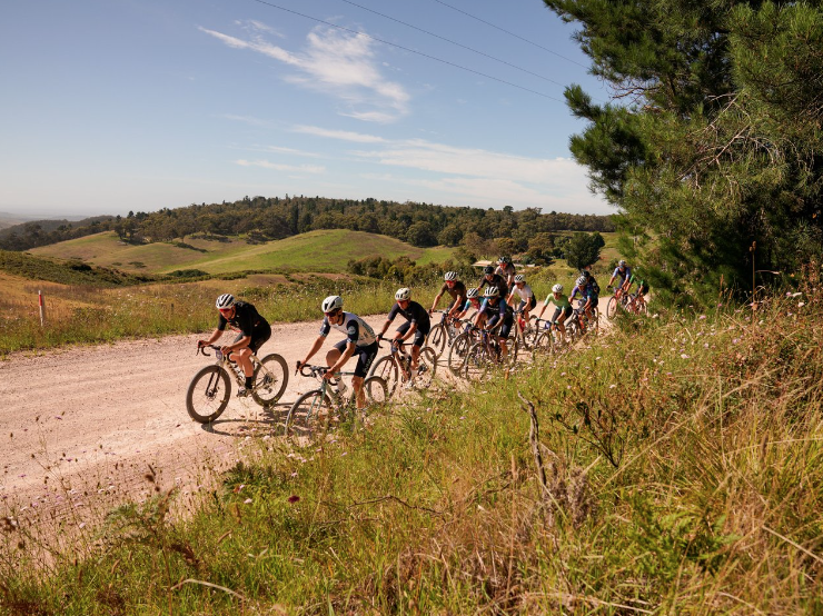 gravel cyclists at RADL GRVL