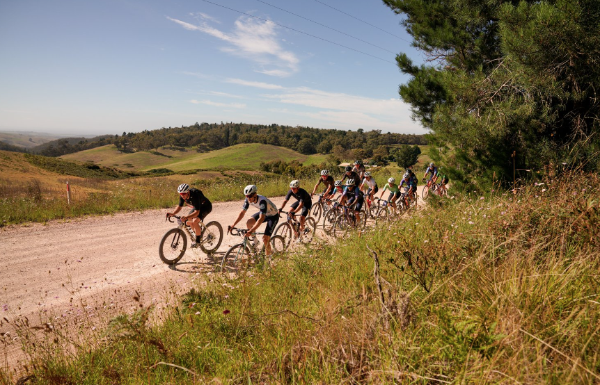 gravel cyclists at RADL GRVL