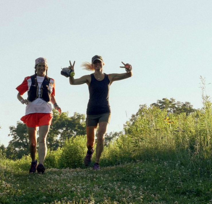 trail runners at Glacier Esker Trail Race