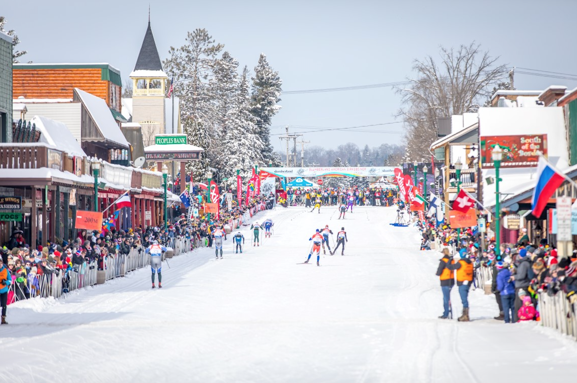 American Birkebeiner finish line